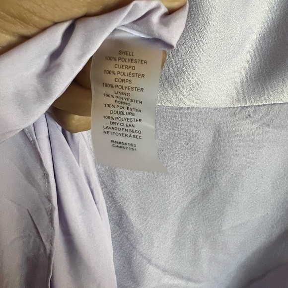 VINCE CAMUTO Asymmetrical Flutter Sleeve Gown, 4 - Picture 7 of 10